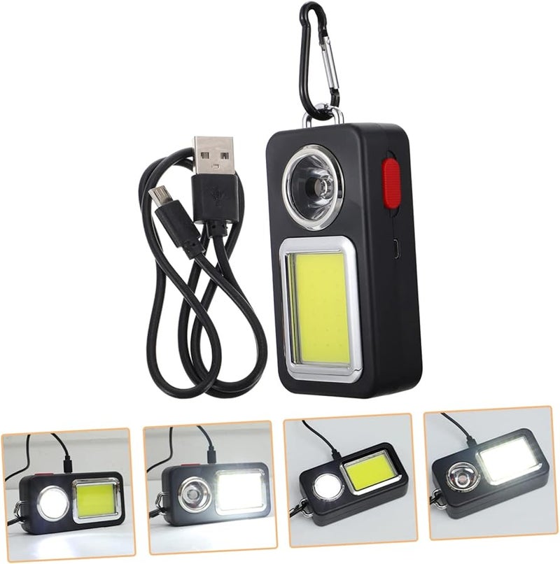 ضوء عمل LED طوارئ محمول يعمل بالطاقة الشمسية عبر USB للتخييم الخارجي والمشي لمسافات طويلة وصيد الأسماك - Image 4